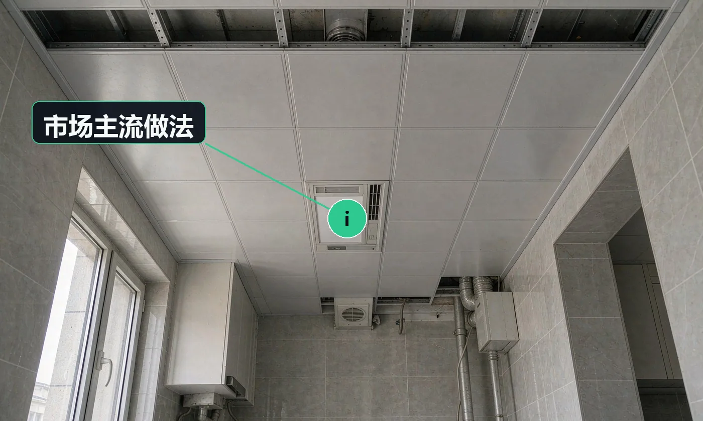 市场主流做法:与厨卫局改强绑定,几乎是标准配套项;工装渠道价格透明,利润主要来自配件与人工而非板材