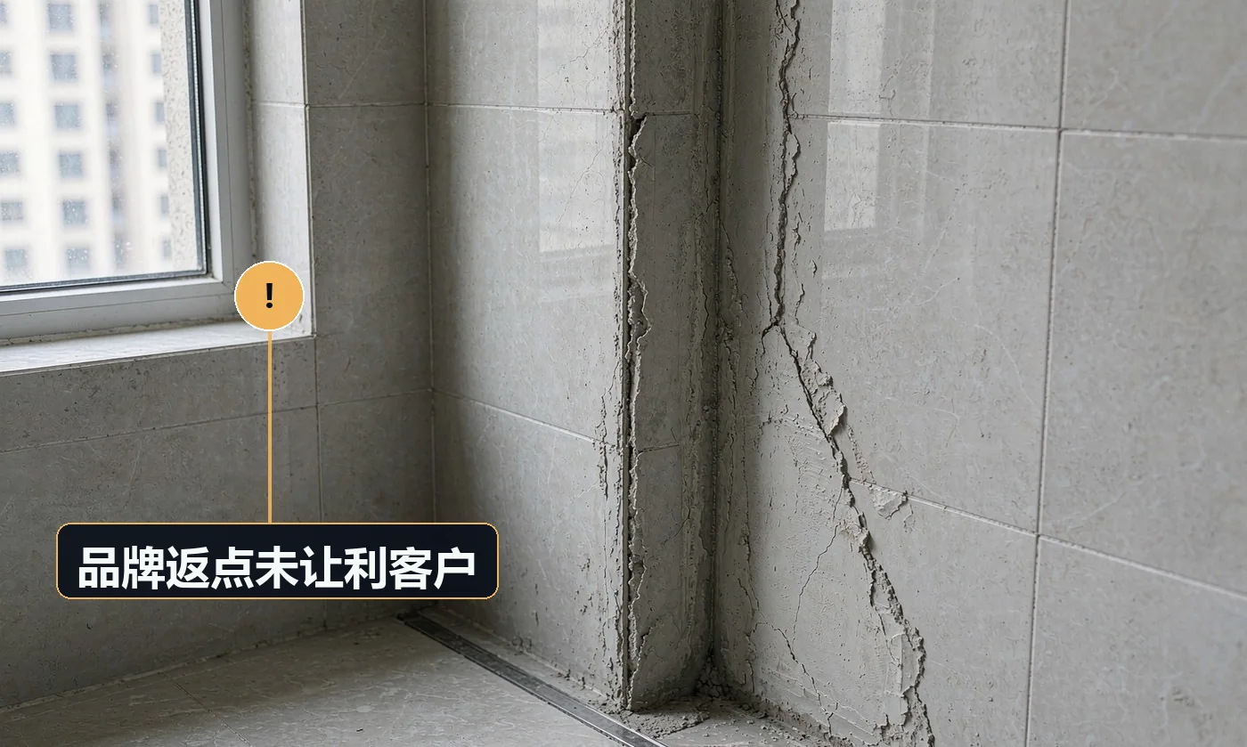 现象:同样的材料,发现外面自己买还便宜。原因:集采返点归平台,未让利;未向业主说明采购渠道优势