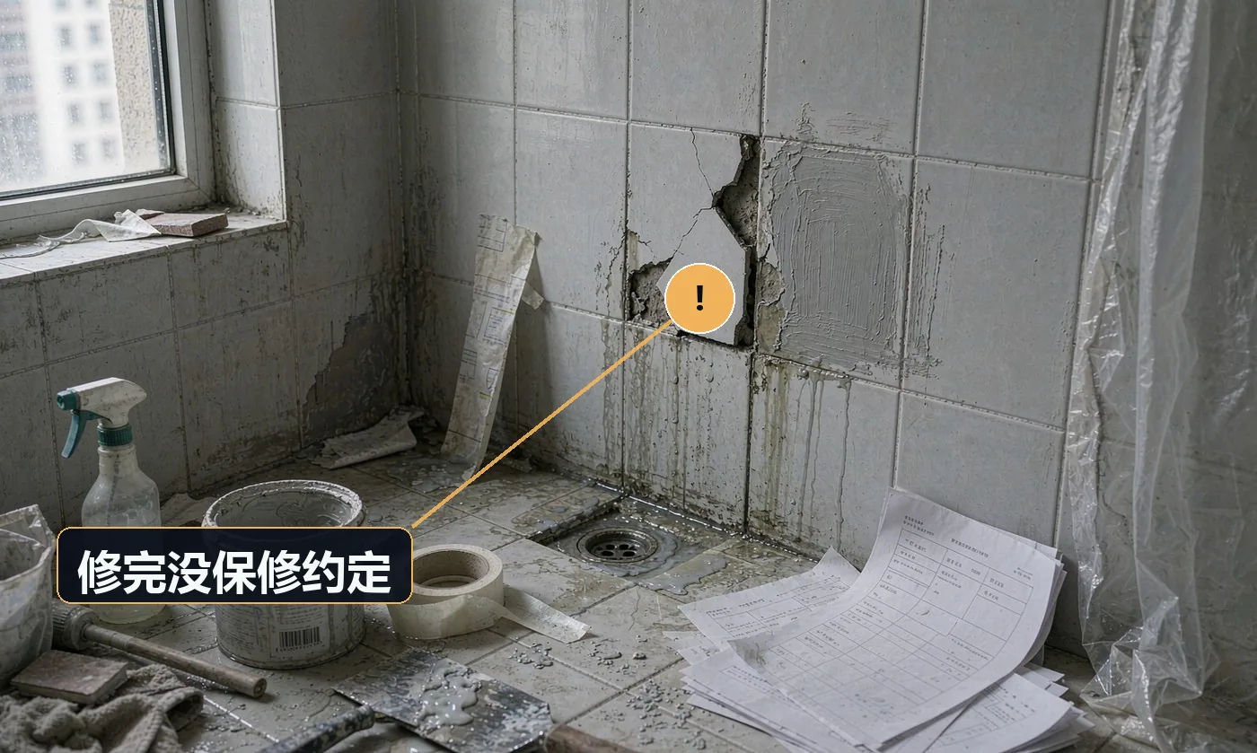 现象:两周后同样问题再来,客户要求免费,双方扯皮。原因:服务单未写保修期与保修范围