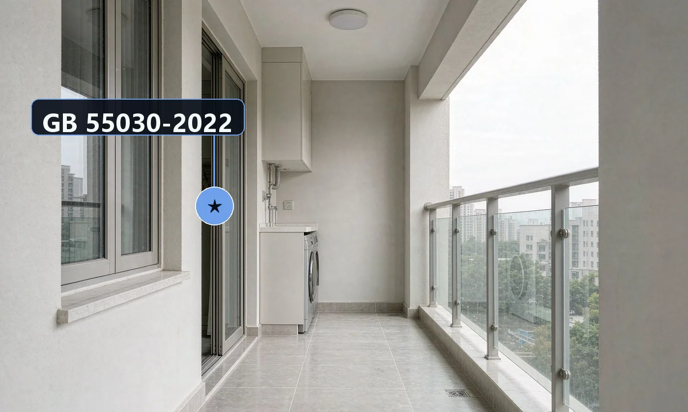 底线规范:GB 55030-2022《建筑与市政工程防水通用规范》—— 强制性,阳台等涉水区域防水与验收(2023-04-01 实施);JGJ 298-2013《住宅室内防水工程技术规范》—— 防水构造与闭水试验(第 4…